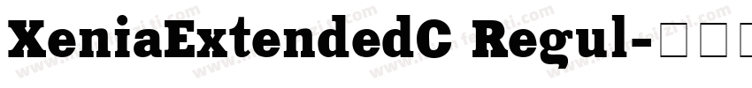XeniaExtendedC Regul字体转换